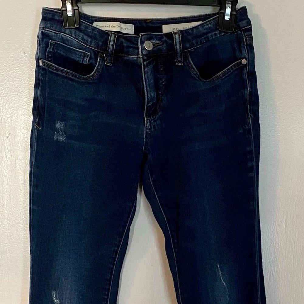 Pilcro Letterpress Stet Skinny distressed